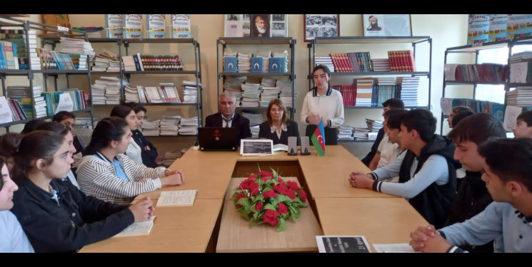 Cəbrayıl rayonunda "Hər kitab bir dünyadır" adlı dəyirmi masa təşkil edilib