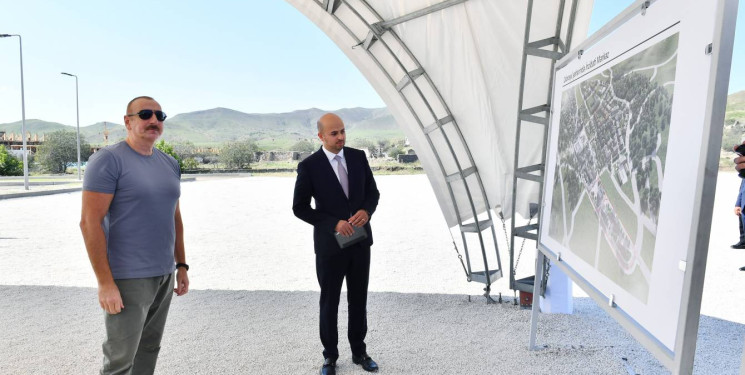 Azərbaycan Respublikasının Prezidenti  İlham Əliyev Cəbrayıl rayonuna səfər edib