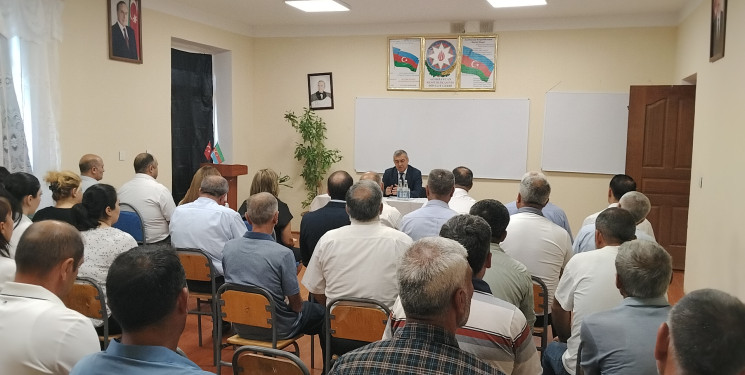 Rayon İcra Hakimiyyətinin başçısı 11 saylı Cəbrayıl qəsəbəsində səyyar görüş-qəbul keçirib